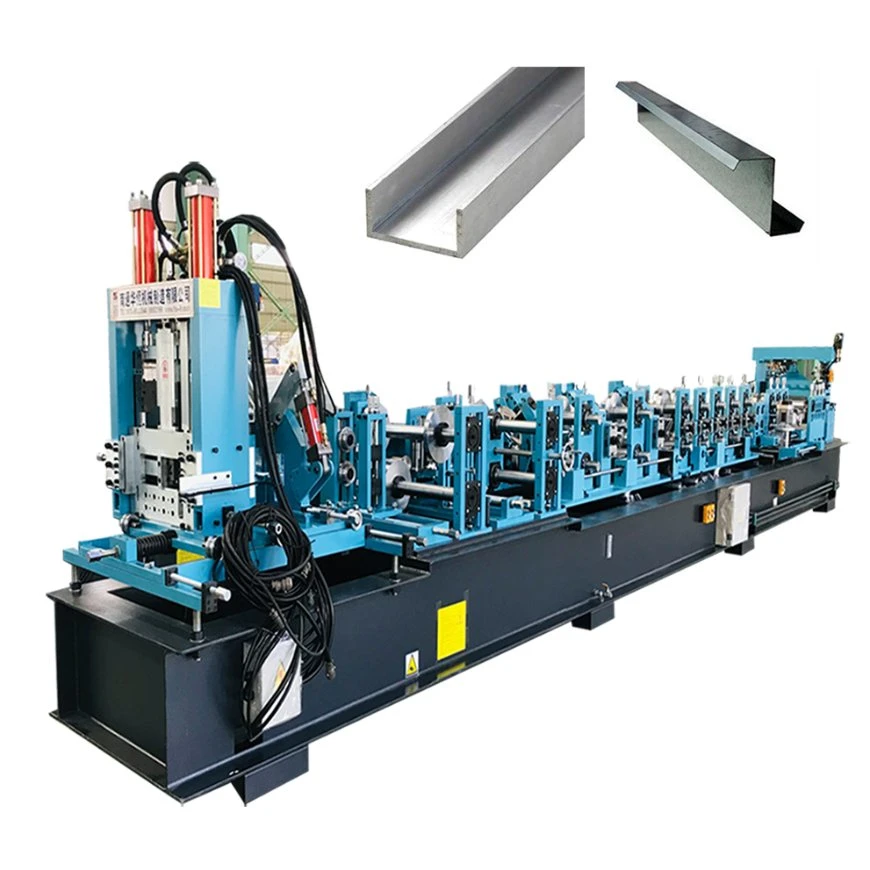 Good Performance and Price Peb Automatic Changed CZ Purlin Cold Roll Forming Machine with Servo